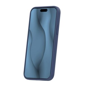Plonas silikoninis Mag dėklas, skirtas Apple iPhone 12 / 12 Pro 6,1" tamsiai mėlynas - Image 2