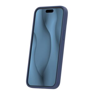 Plonas silikoninis Mag dėklas, skirtas Apple iPhone 16 Pro 6,3" tamsiai mėlynas - Image 2