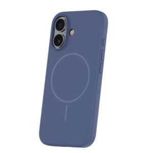 Plonas silikoninis Mag dėklas, skirtas Apple iPhone 16 6,1" tamsiai mėlynas - Image 3