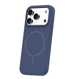 Plonas silikoninis Mag dėklas, skirtas Apple iPhone 17 Pro 6,3" tamsiai mėlynas - Image 2