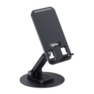 BWOO besisukantis stalinis telefono laikiklis ZJ132 juodas - Image 2