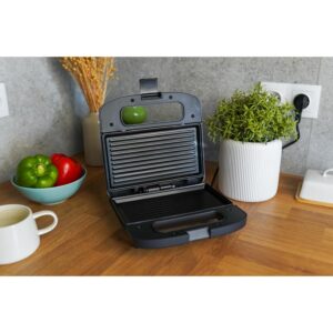 Huslog sumuštinių keptuvė grilis 1000W - Image 7