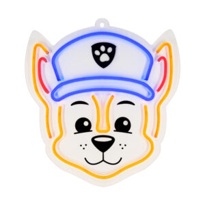 Pakabinama neoninė LED Paw Patrol iškaba ant organinio stiklo – Chase OW-130346 - Image 11