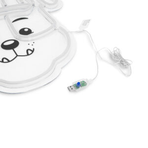 Pakabinamas neoninis LED Paw Patrol šviestuvas ant organinio stiklo - Rubble OW-130446 - Image 11