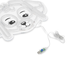 Pakabinama neoninė LED Paw Patrol iškaba ant organinio stiklo – Skye OW-130546 - Image 12