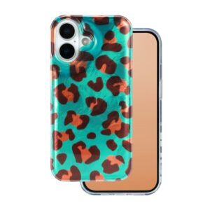 Dėklas su gyvūnų raštu Apple iPhone 16 6,1" Crazy Cheetah