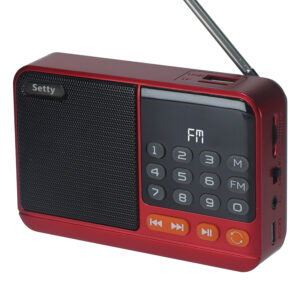 Setty mini FM radijas + „Bluetooth“ garsiakalbis SFM-01M