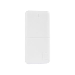 IŠORINĖ BATERIJA MX COCO 10 000mAh 2xUSB, 10W Li-Po, BALTA + MICROUSB LAIDAS