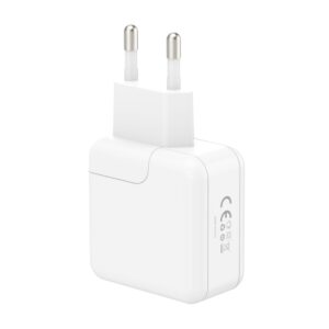 SIENINIS ĮKROVIKLIS MX BURST GaN PD 35W, 2xUSB-C + C/LIGHTNING PD LAIDAS 20W BALTAS - Image 2