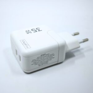 SIENINIS ĮKROVIKLIS MX BURST GaN PD 35W, 2xUSB-C + C/LIGHTNING PD LAIDAS 20W BALTAS - Image 4