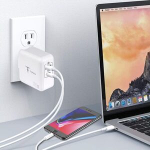 SIENINIS ĮKROVIKLIS T-PHOX MEGA T-PP09 GAN PD 65W USB/USB-C BALTAS - Image 4