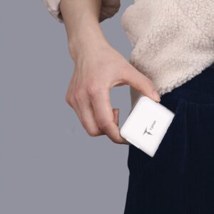SIENINIS ĮKROVIKLIS T-PHOX MEGA T-PP09 GAN PD 65W USB/USB-C BALTAS - Image 5