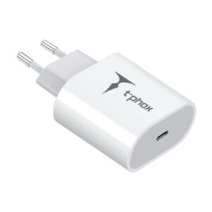 SIENINIS ĮKROVIKLIS T-PHOX ISPEED 20W BALTAS (ES KIŠTUKAS)