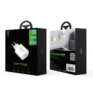 SIENINIS ĮKROVIKLIS T-PHOX ISPEED 20W BALTAS (ES KIŠTUKAS) - Image 6