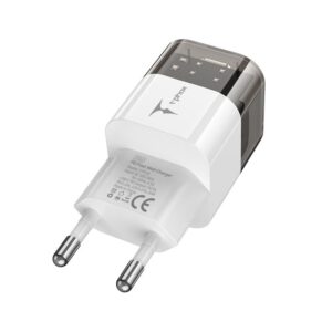 T-PHOX SIENINIS ĮKROVIKLIS T-PP10 20W USB-C JUODAS - Image 2