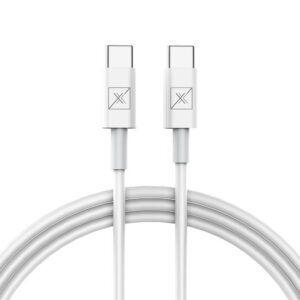 AUTOMOBILINIS ĮKROVIKLIS MX KAPPA 18W PD+QC, USB-A+C+ C/C KABELIS 20W PD, BALTAS - Image 2