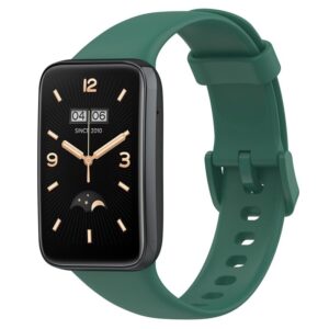 SILIKONINIS DIRŽELIS MI BAND 7 PRO/ M7 PRO (6). ŽALIAS - Image 2