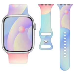 SILIKONINIS DIRŽELIS APPLE WATCH 42/44/45/49MM (97+110) SPALVINGAS