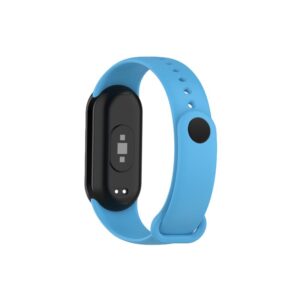SILIKONINIS DIRŽELIS MI BAND 8/M8 (11). MĖLYNAS - Image 3