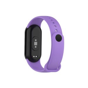 SILIKONINIS DIRŽELIS MI BAND 8/M8 (4). VIOLETINIS - Image 3