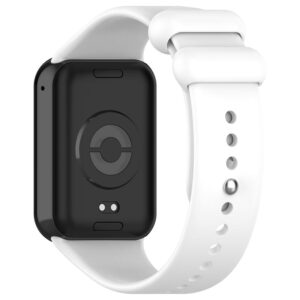 SILIKONINIS DIRŽELIS MI BAND 8 PRO /M8 PRO (12). BALTAS - Image 4