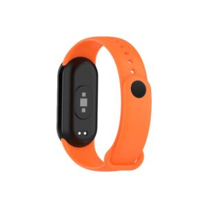 SILIKONINIS DIRŽELIS MI BAND 8/M8 (3). ORANŽINIS - Image 3