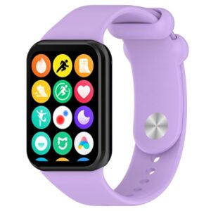 SILIKONINIS DIRŽELIS MI BAND 8 PRO /M8 PRO (1). VIOLETINIS - Image 3