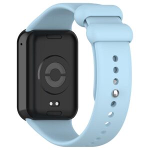 SILIKONINIS DIRŽELIS MI BAND 8 PRO /M8 PRO (4). ŠVIESIAI MĖLYNAS - Image 4