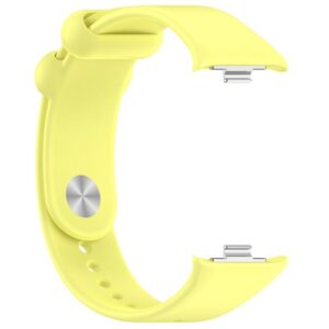 SILIKONINIS DIRŽELIS MI BAND 8 PRO/M8 PRO (6). GELTONAS - Image 2