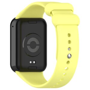 SILIKONINIS DIRŽELIS MI BAND 8 PRO/M8 PRO (6). GELTONAS - Image 4