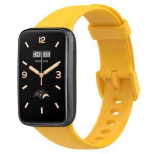 SILIKONINIS DIRŽELIS MI BAND 7 PRO / M7 PRO (9). GELTONAS - Image 2