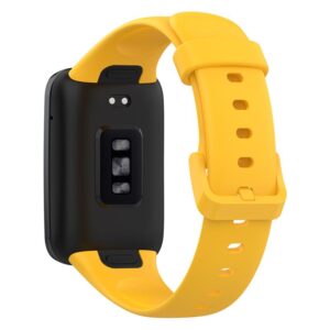 SILIKONINIS DIRŽELIS MI BAND 7 PRO / M7 PRO (9). GELTONAS - Image 3