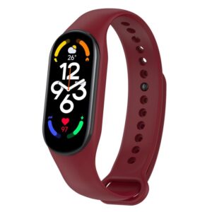 IŠMANIOJI APYRANKĖ SMART BAND M5/M6 BURGUNDINĖ - Image 2