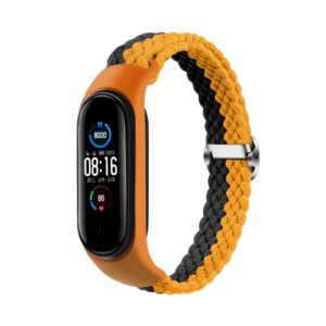 PINTA APYRANKĖ SMART BAND M3/M4/M5/M6 ORANŽINĖ-PILKA