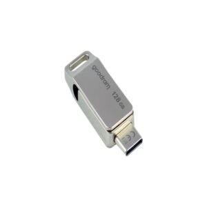 Goodram USB atmintinė 128GB USB 3.2 ODA3 sidabrinė TYPE-A+TYPE-C - Image 2