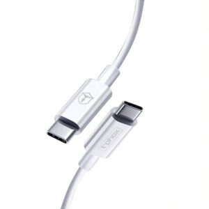 T-PHOX KABELIS GLARY LITE SERIES 3A 1M USB-C/USB-C BALTAS - Image 3