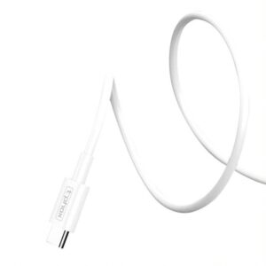 T-PHOX KABELIS GLARY LITE SERIES 3A 1M USB-C/USB-C BALTAS - Image 4