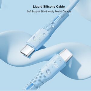 T-PHOX KABELIS GENTLE USB-C/USB-C 60W JUODAS - Image 2