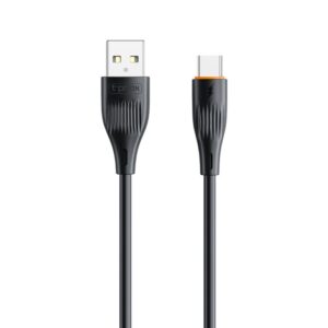 T-PHOX KABELIS X-LITE TYPE-C JUODAS 1M 3A