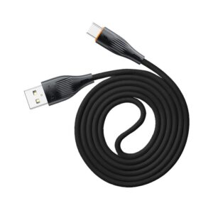 T-PHOX KABELIS X-LITE TYPE-C JUODAS 1M 3A - Image 2
