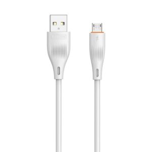 T-PHOX KABELIS X-LITE MICRO USB BALTAS 1M 3A - Image 1