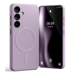 Mercury pusiau silikoninis Magsafe dėklas Samsung Galaxy A37 LILAC PURPLE