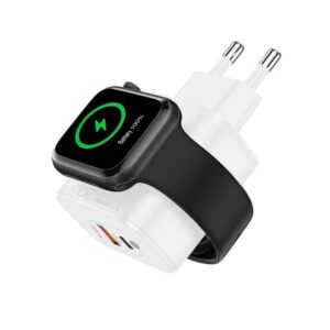 SIENINIS ĮKROVIKLIS T-PHOX T-PP20 GAN iWATCH 3IN1 BALTAS - Image 4