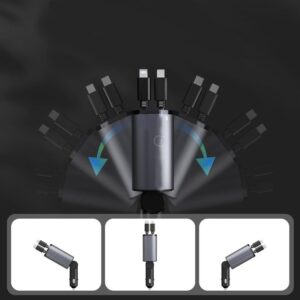 AUTOMOBILINIS ĮKROVIKLIS T-PHOX FLEXIT 4IN1 86W PILKAS - Image 3