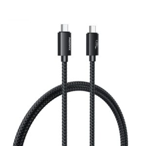 KABELIS REMAX LADON SERIES 240W RC-C039 USB 4.0 USB-C/USB-C 1M JUODAS