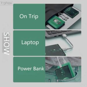 T-PHOX KABELIS EXCEED USB-C BALTAS 0,5M - Image 4