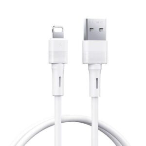 KABELIS REMAX LEYA SERIES RC-C093 2,4A USB/LIGHTNING BALTAS