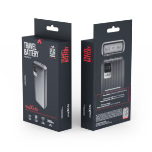 Maxlife išorinė baterija MXPB-07 20000 mAh juoda - Image 3