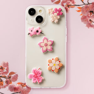 3D lipdukas Pink blossom 5 vnt. rinkinys - Image 4