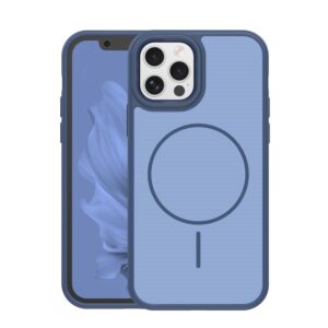 Frame Thin Mag dėklas, skirtas Apple iPhone 12 / 12 Pro 6,1" tamsiai mėlynas